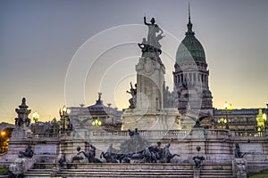 Congreso plaza de la ciudad en 