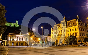 Congress square in Ljubljana, Slovenia