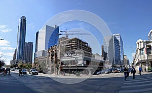 Congress street in downtown Austin Texas