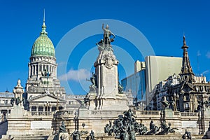 Congressional Plaza in Buenos Aires, Argentina photo