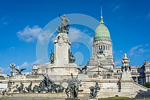 Congressional Plaza in Buenos Aires, Argentina photo