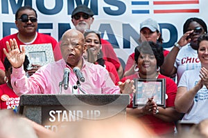 Congressman John Lewis Speaks At An Anti NRA Rally