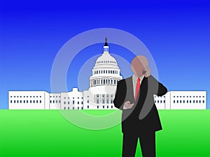 Congressman on phone