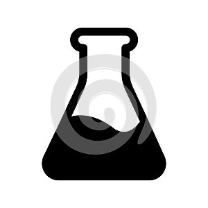 Conical flask Vector icon which can easily modify or edit