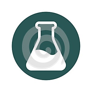 Conical flask Vector icon which can easily modify or edit