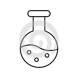 Conical flask Vector icon which can easily modify or edit