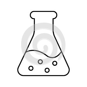 Conical flask Vector icon which can easily modify or edit