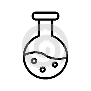 Conical flask Vector icon which can easily modify or edit