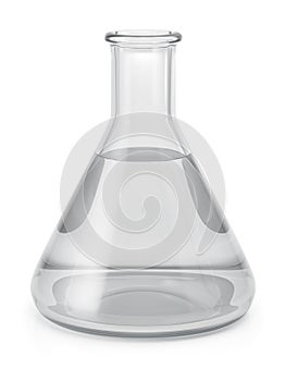 Conical laboratory flask photo