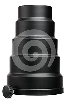 Conical snoot with grid