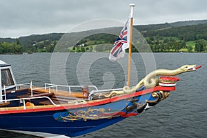 CONISTON WATER, LAKE DISTRICT/ENGLAND - AUGUST 21 : Sydney the S