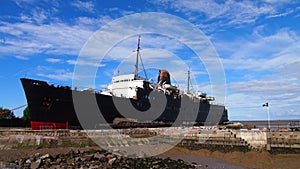 Connah`s Quay in Flintshire, Northern Wales