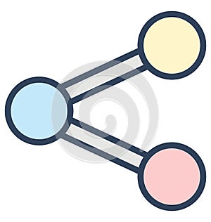 Connect, connection Isolated Vector Icon That can be very easily edit or modified.