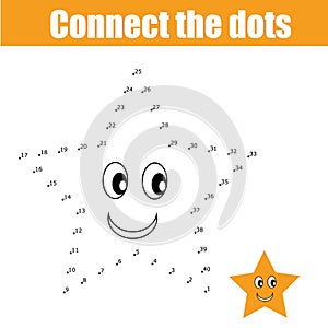 Connect the dots children game