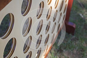 Connect four chips in a row vertical checkers game big and physical outdoor wooden