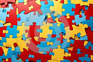 Connect success puzzle jigsaw challenge teamwork solution game piece business missing concept problem