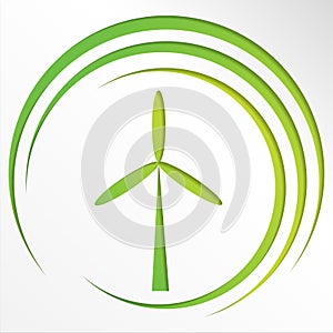 Connect to renewable energy - ecology background. Eco energy concept with energy icons