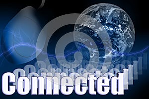 Connected 3D Globe Mouse