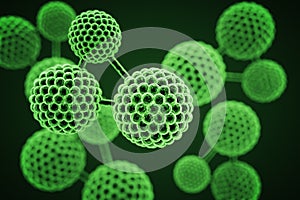 Connected green viruses