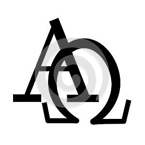 Connected A Knowledge Symbol Spiritual Omega Alpha