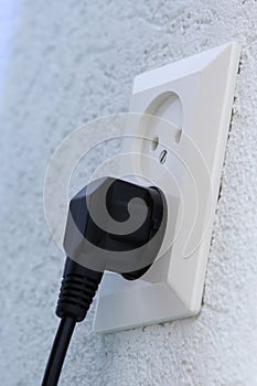 Connected power cord