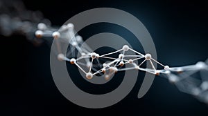 Connecting data points forming abstract network structure