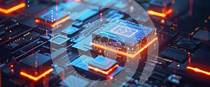 Connecting the digital world. API concept