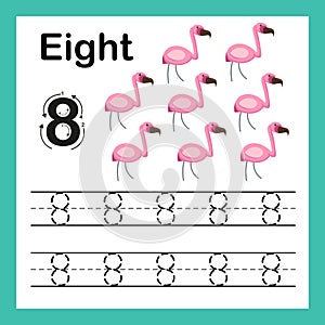 Connecting dot and printable numbers exercise