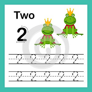 Connecting dot and printable numbers exercise