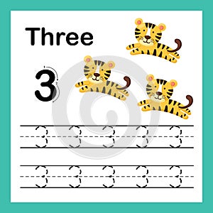 Connecting dot and printable numbers exercise