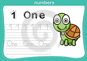 Connecting dot and printable numbers exercise