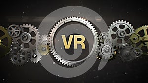 Connecting Gear wheels and make keyword, 'VR'