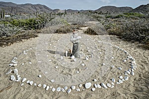 Connecting to Mother Nature With Stacked Stones and Rock Circle