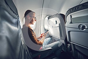 Connection in the airplane