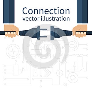 Connection, disconnection electricity