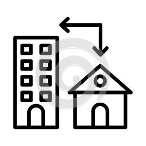 Connection Line Style vector icon which can easily modify or edit