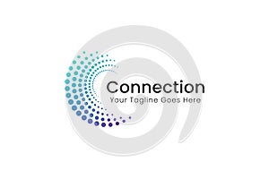 Connection Logo Business Global Technology and Network