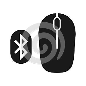 Connection between mouse and bluetooth. fast data