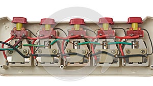 multi socket extension board isolated