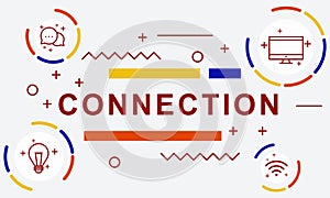 Connection Networking Online Social Network Concept
