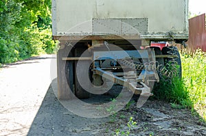 The connection between truck and trailer