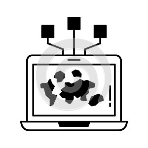 Connection Vector Icon which can easily modify or edit