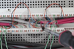 Connections in a network center