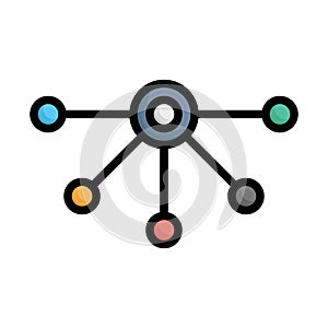 Connectivity, data server Vector Icon which can easily modify