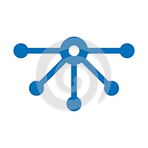Connectivity, data server Vector Icon which can easily modify