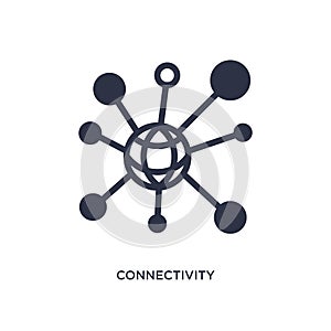 connectivity icon on white background. Simple element illustration from user interface concept