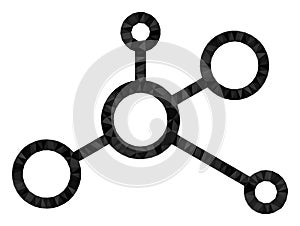 Connectivity Lowpoly Icon