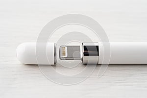 Connector for charging tablet pen