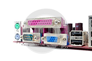 Connector of computer motherboard