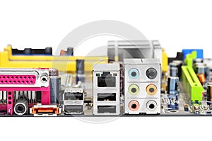 Connector of computer motherboard